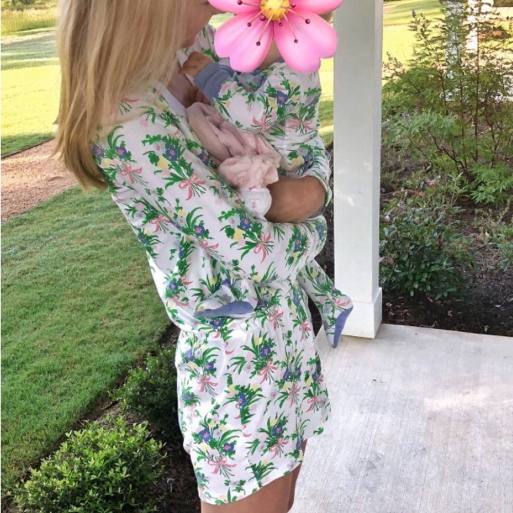 The Beaufort Bonnet Company Floral Pajama Romper (women’s)